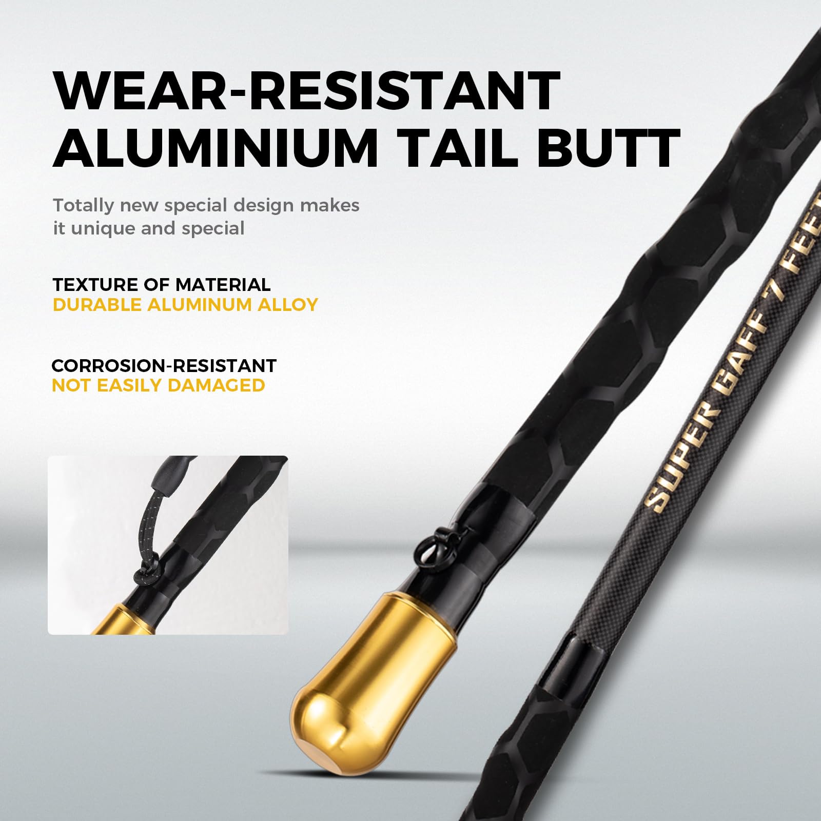 TRHUNTER 3-inch hook emphasizes secure hold for big game.
