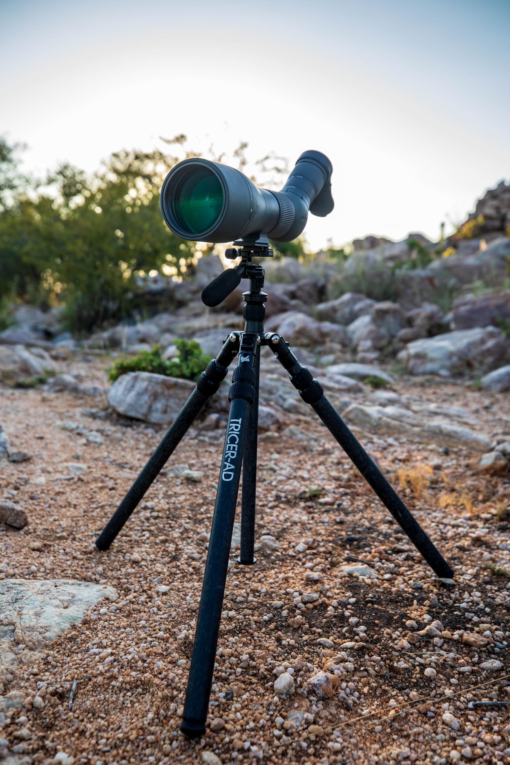 Tricer-AD versatile compatibility supports rifles and optics for diverse setups.