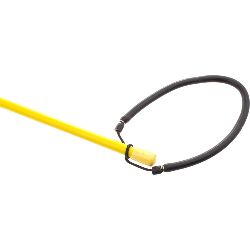 Trident fiberglass spear pole close-up showing solid construction for reliable use.