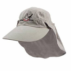 Trident Long Bill Shark Sun Hat shields eyes with extended shade for outdoor adventures.