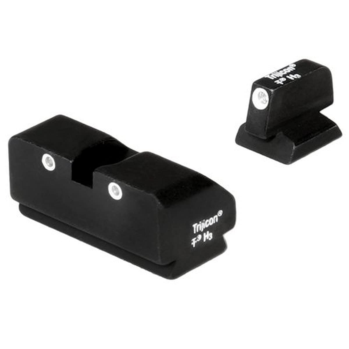 Trijicon 3-dot front and rear night sight for Desert Eagle for reliable low-light aiming