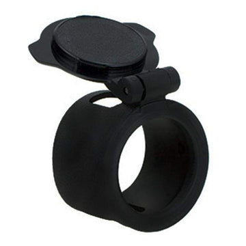 Trijicon ACOG 4x32 flip cap with bosses, rugged optics protection for field use