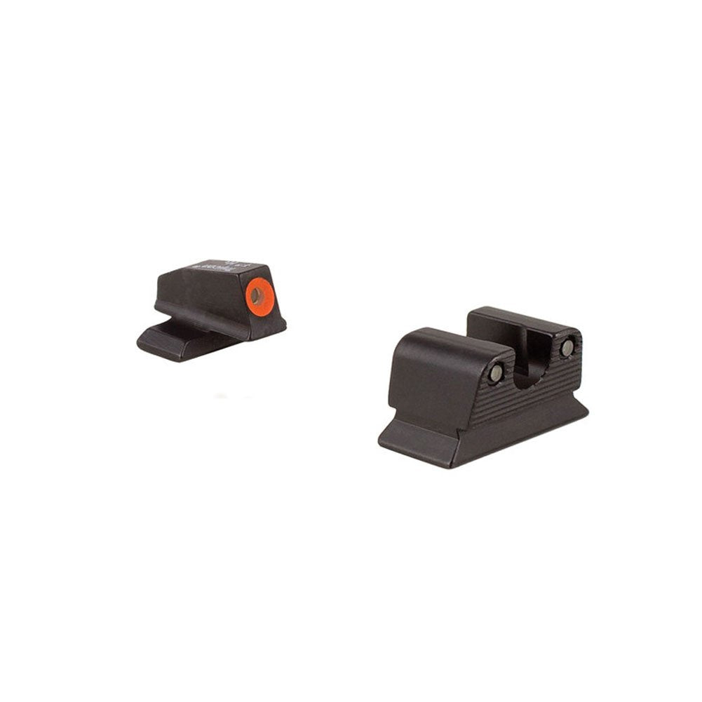 Trijicon BE110O Beretta HD Night Sight Set front outline improves low-light visibility.