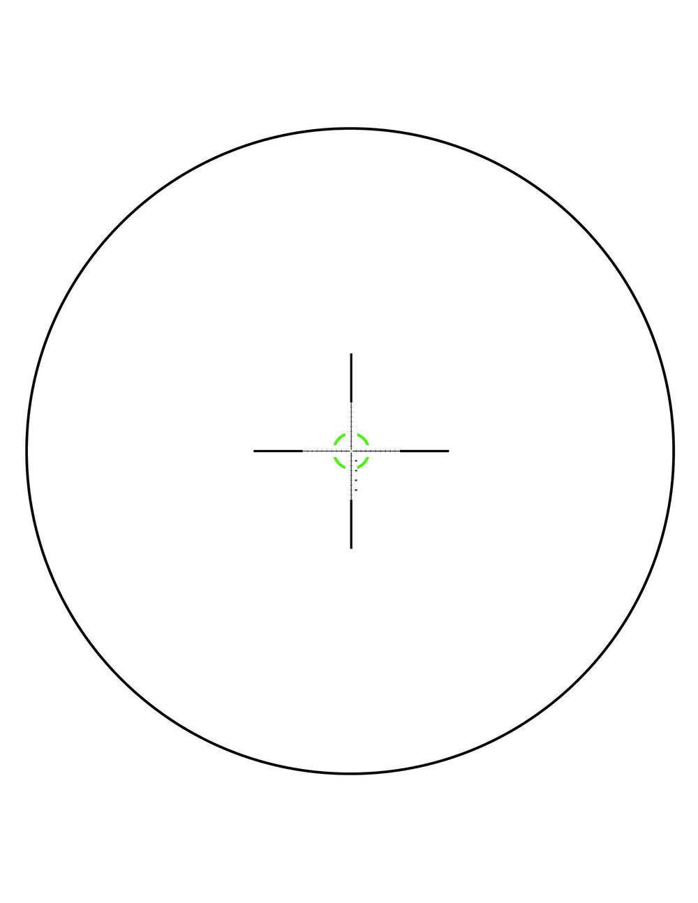 Trijicon Credo magnification setting demonstrates 1-8x versatility