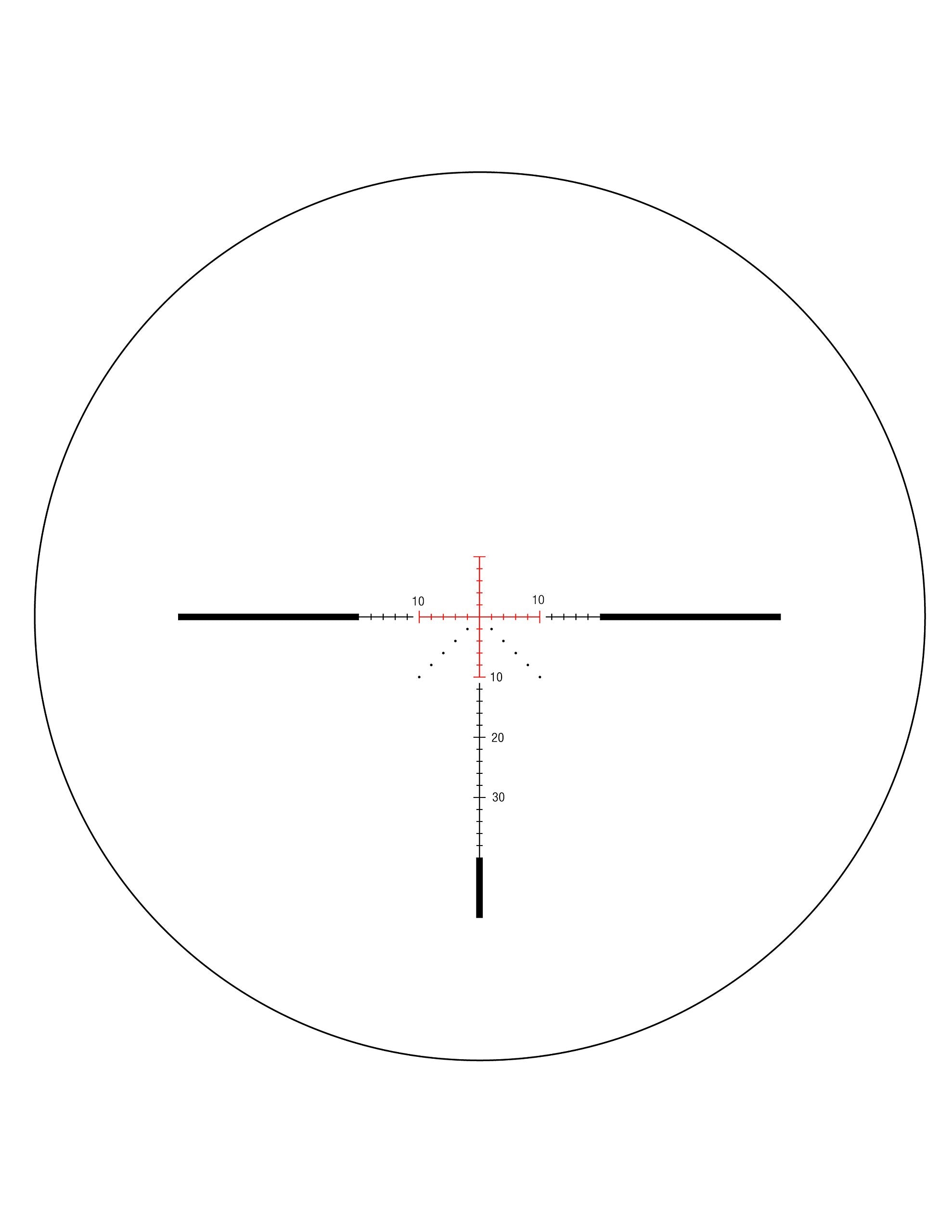 Trijicon Credo 3-9x40 SFP low-light view highlights clear sight picture