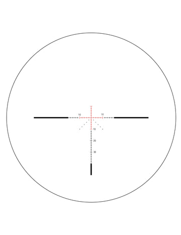 Trijicon Credo 3-9x40 SFP low-light view highlights clear sight picture