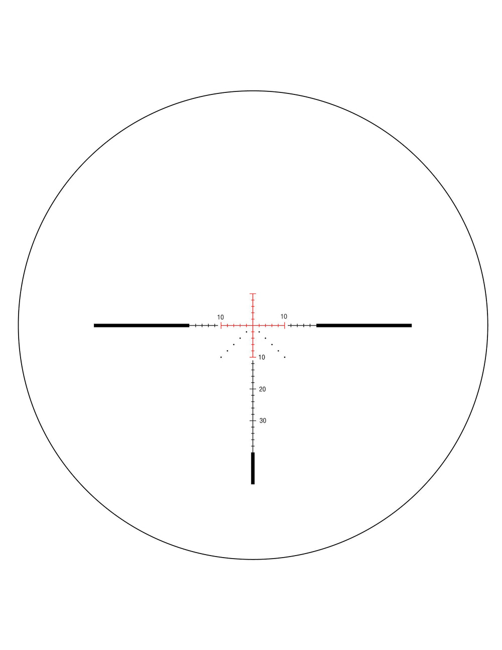 Trijicon Credo 3-9x40 SFP low-light view highlights clear sight picture