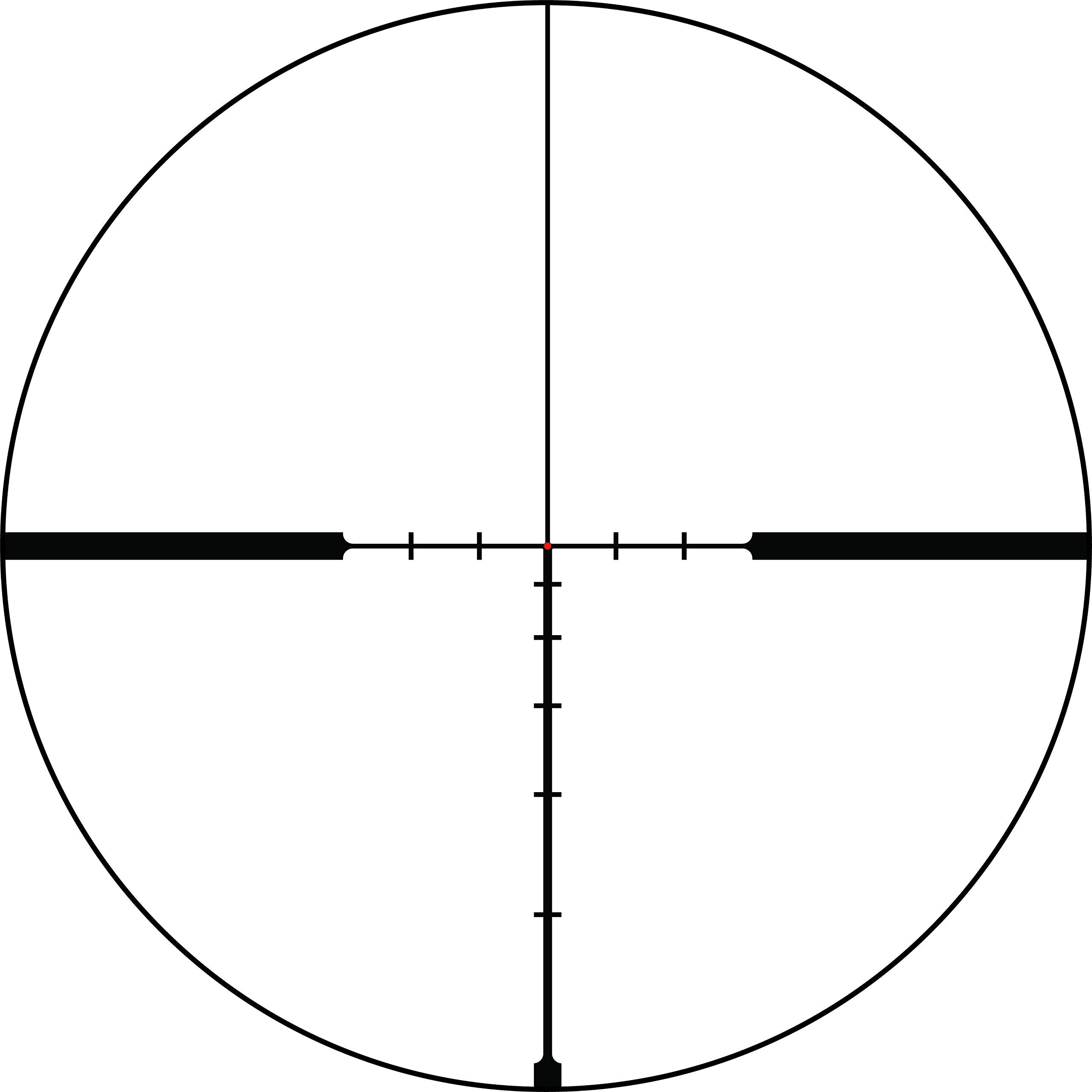 Trijicon Credo HX daytime reticle in bright conditions supports fast shooting.