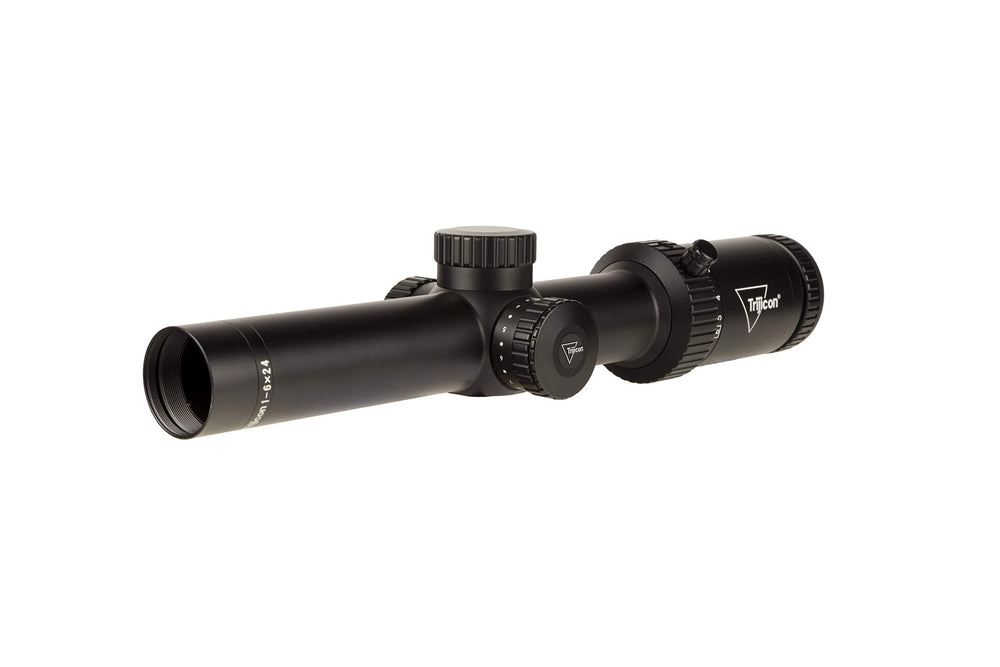Trijicon Credo HX magnification ring demonstrating 1-6x versatility for different distances.