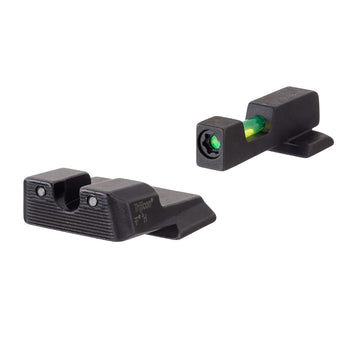 Trijicon DI Night Sights front sight illumination delivers daylight brightness for quick target acquisition.