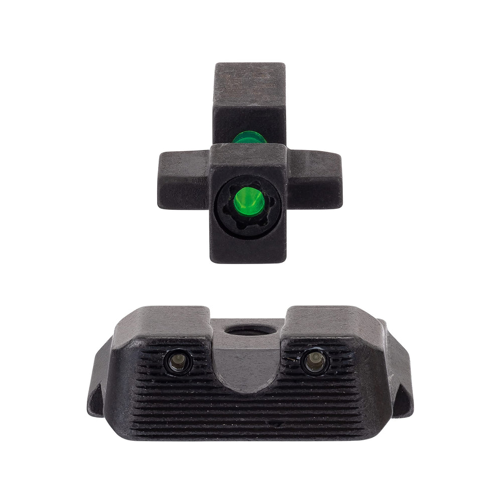Trijicon DI Night Sights steel housing provides rugged durability under use.
