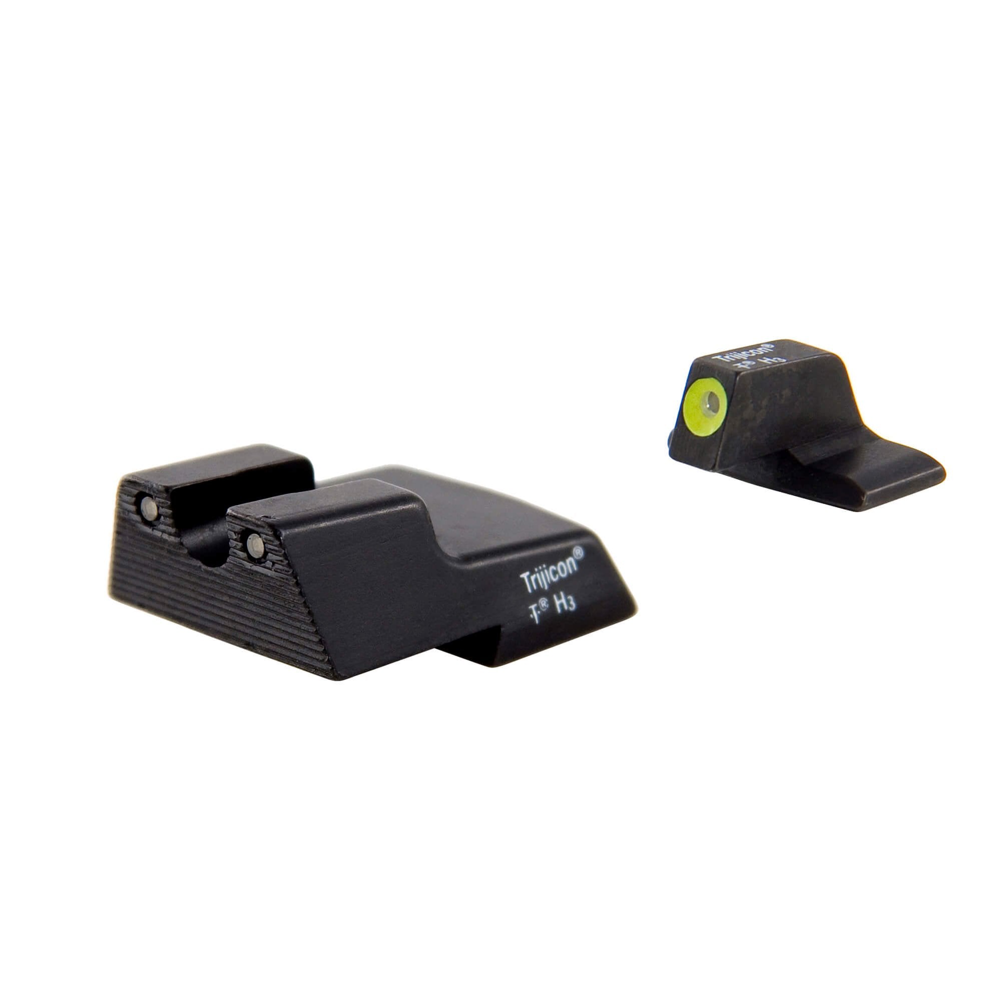 Trijicon HD Yellow night sight front-outline for H&K P30/45C improves fast front sight acquisition in low light