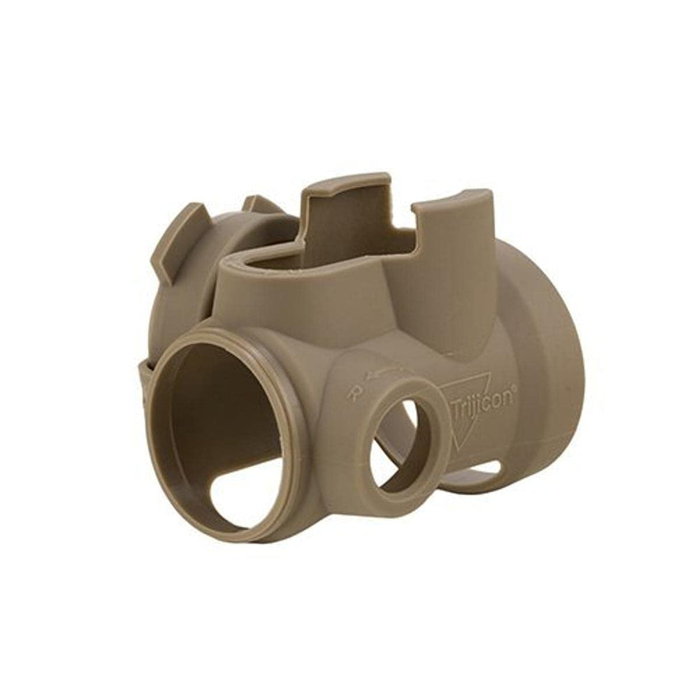 Trijicon MRO cover with clear lens caps protects optics in harsh environments.