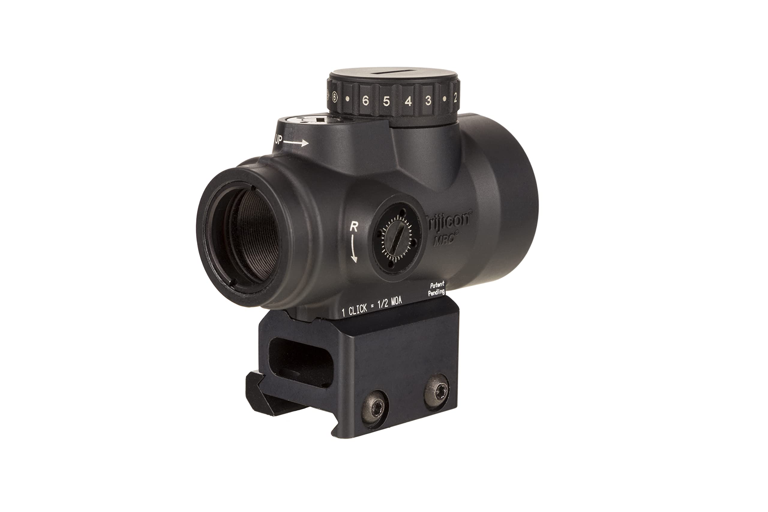 Trijicon MRO HD red dot 7075-T6 housing delivers rugged durability.