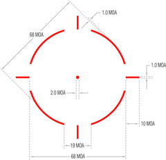 Trijicon MRO HD red dot flush-mounted adjusters for precise zeroing.