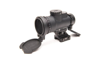 Trijicon MRO PTRL shows large viewing area for fast targeting.