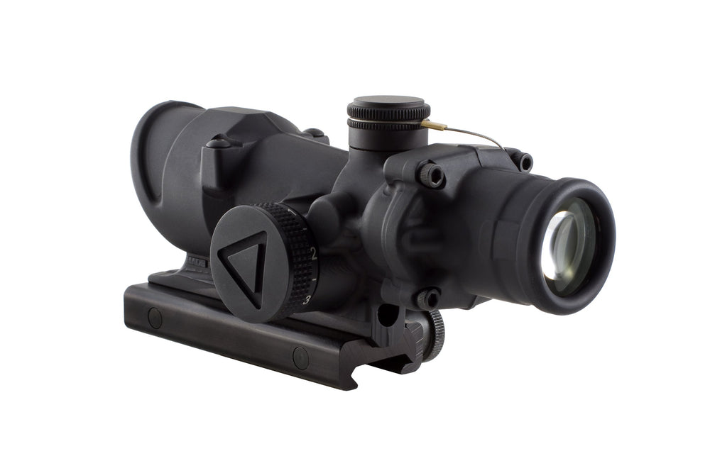 Trijicon TA02 black finish side profile for practical field handling.