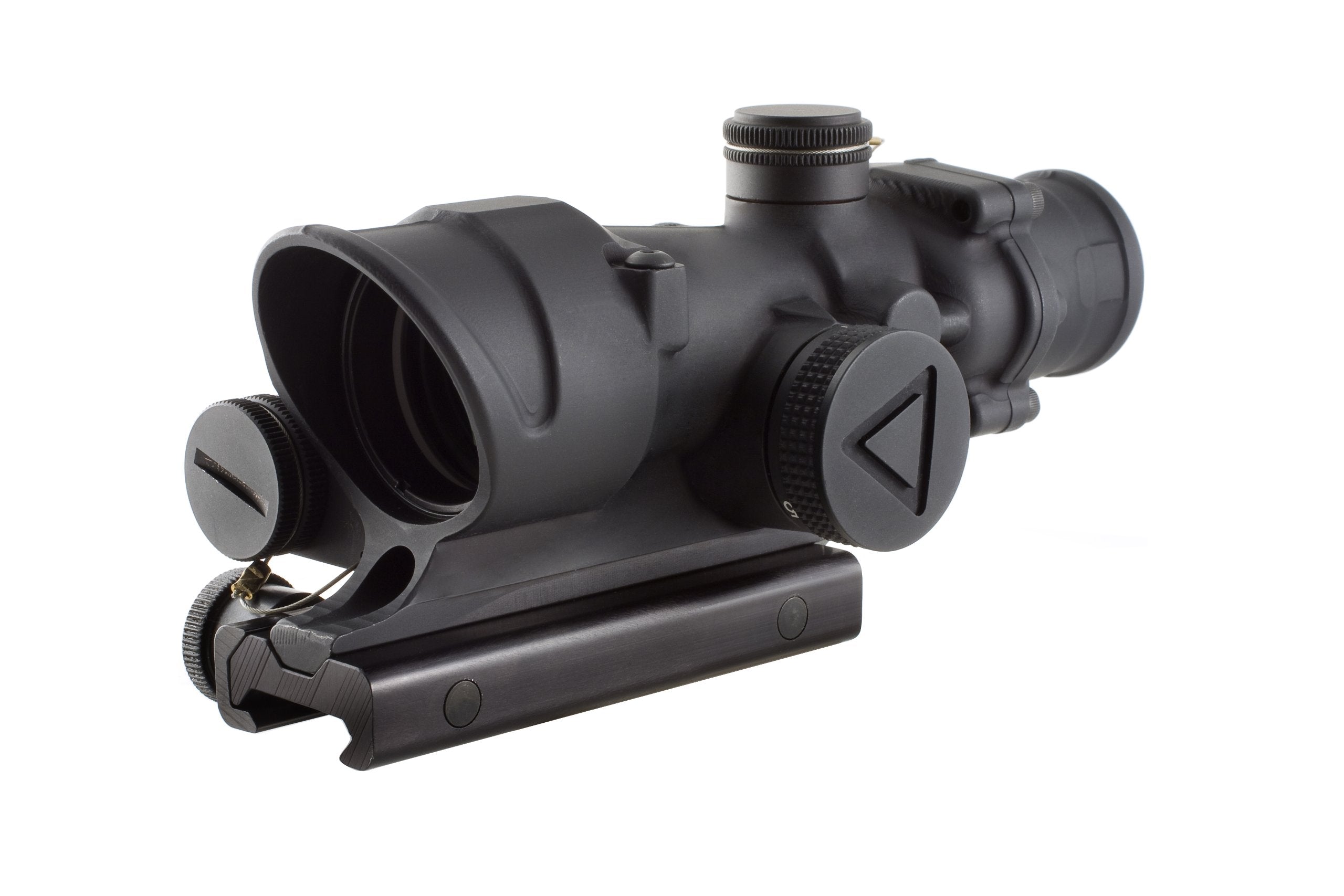 Trijicon TA02 mount compatibility shot demonstrates quick, reliable mounting for rapid setup.