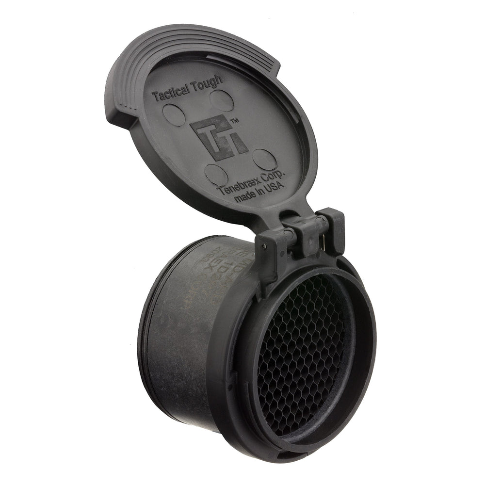 Trijicon Tennebrex Killflash ARD on a 6x48 ACOG reduces glare for clearer targets.