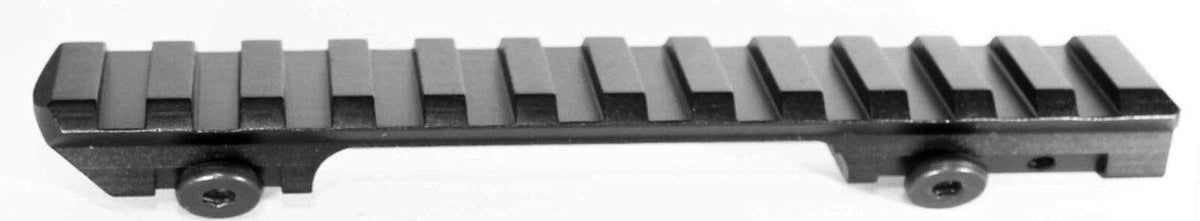 TRINITY SUPPLY scope base mounted on Ruger 14 for flexible optics