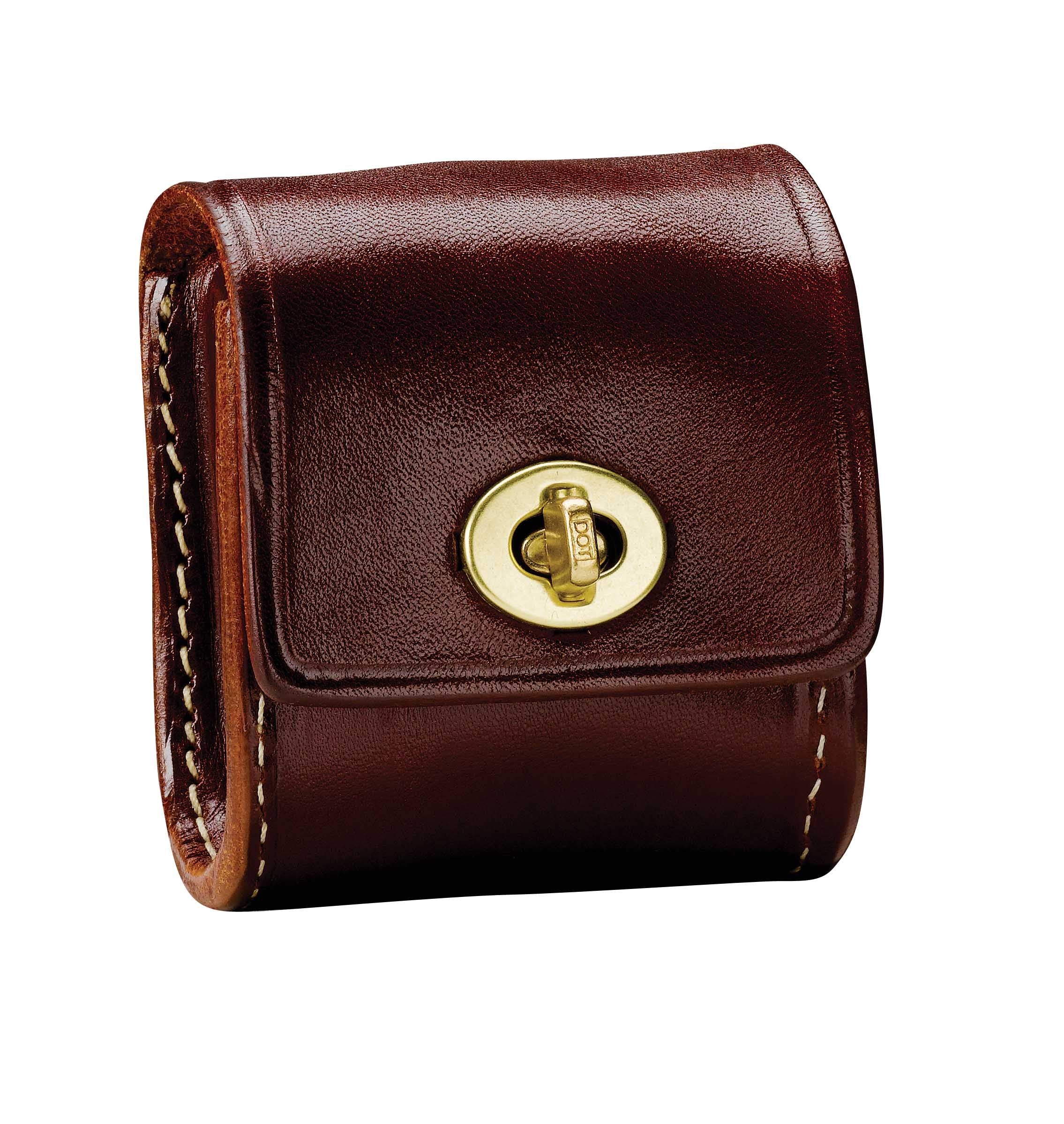 Triple K cartridge carrier walnut oil holds two full boxes securely for transport.