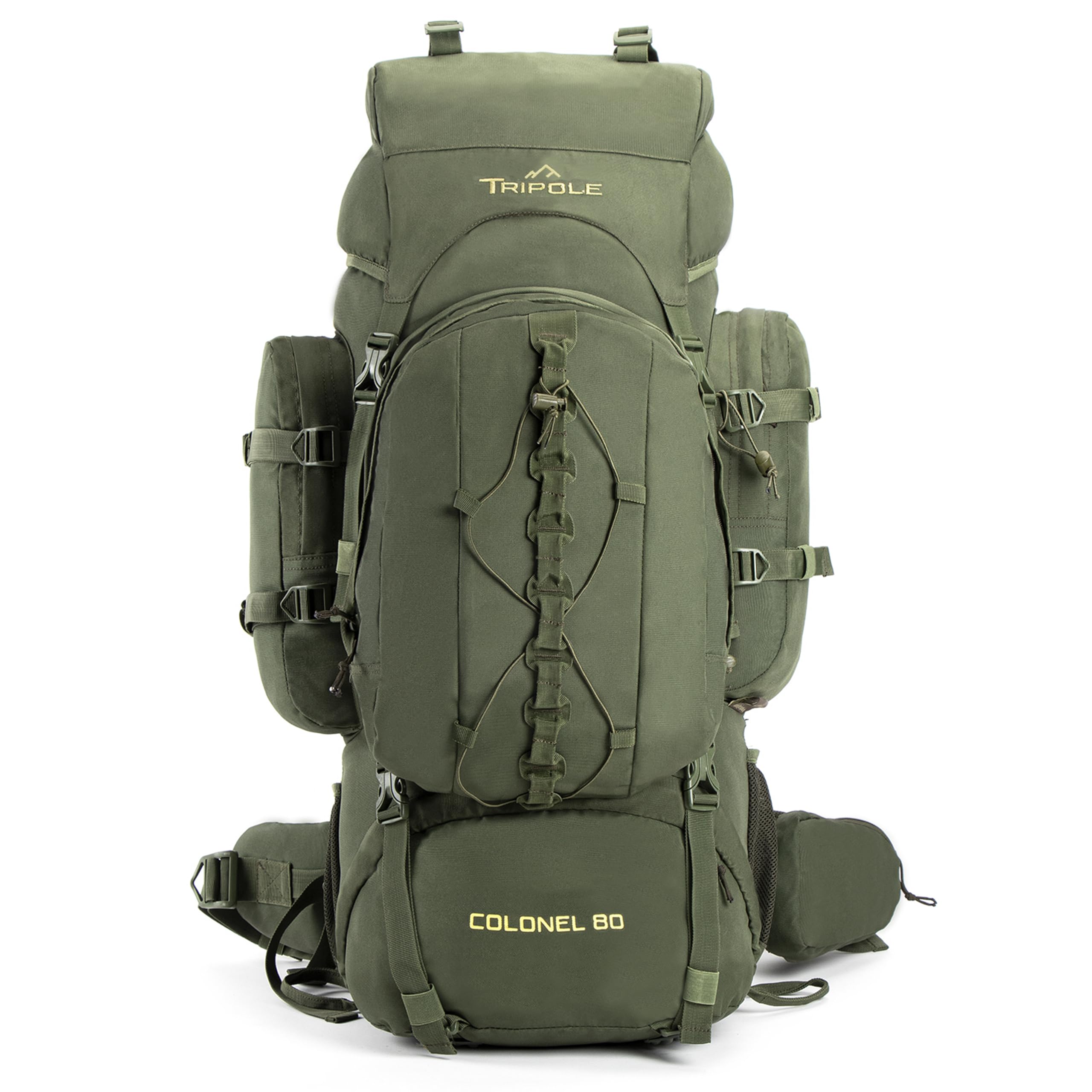 Tripole Colonel 80L internal-frame backpack with supportive back panel