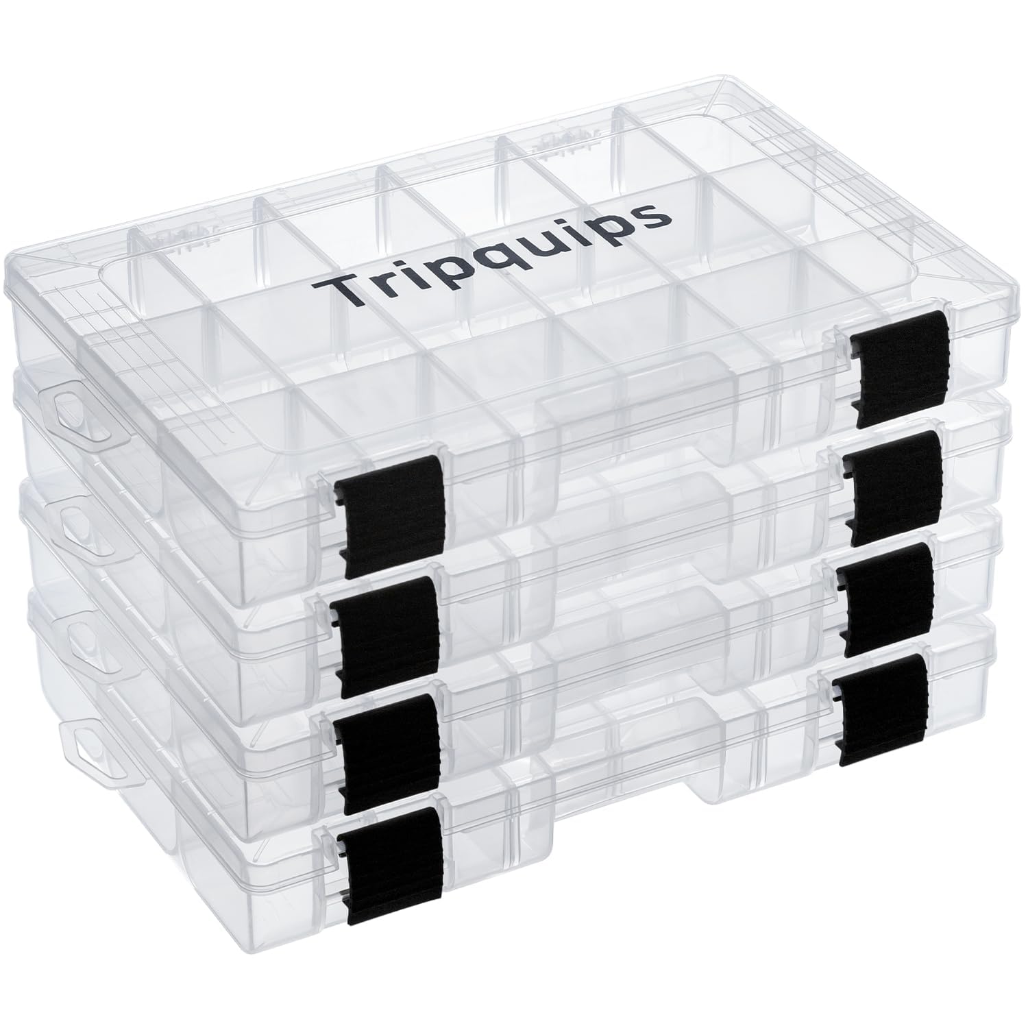tripquips 3600 tackle trays lid view for quick bait access on the go.