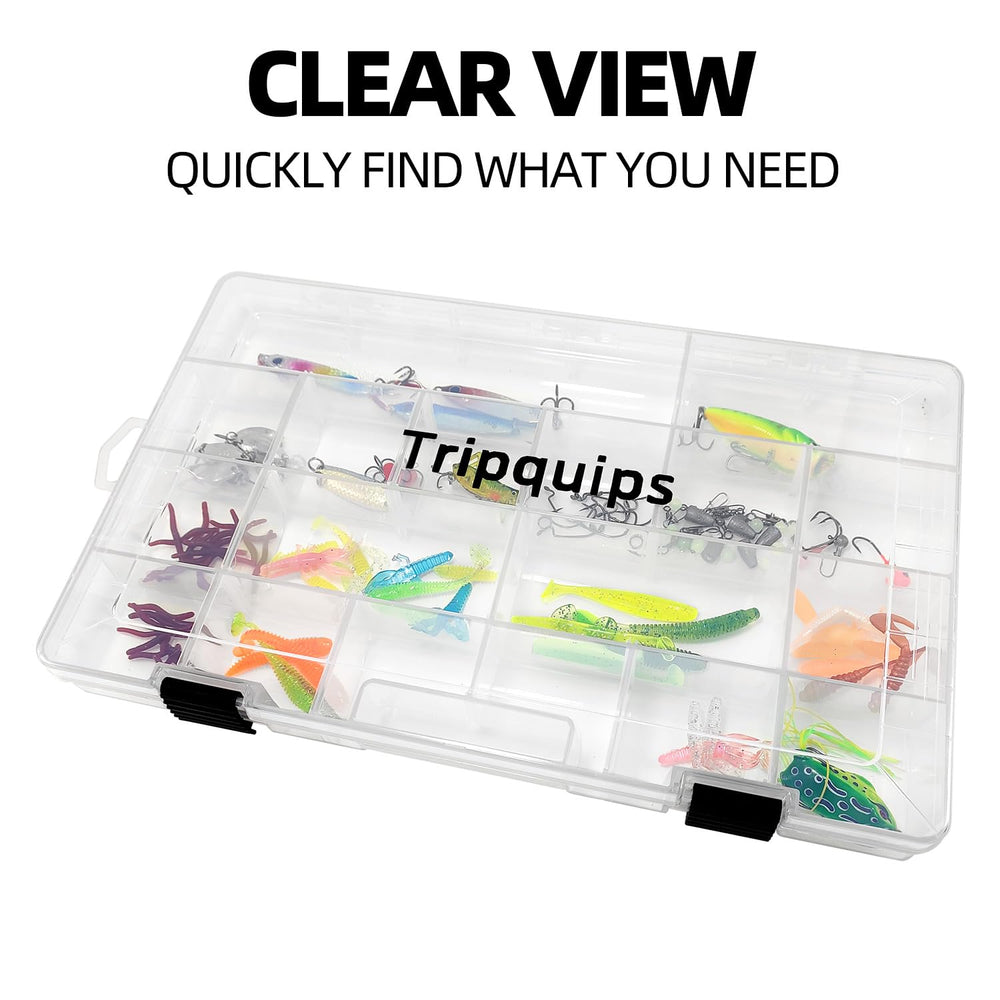 tripquips versatile storage for beads, sewing, and crafts with this organizer.