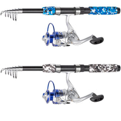 Two QS3000 spinning reels included with the Tripquips combo