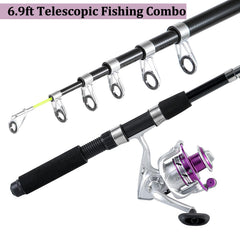QS3000 spinning reels with folding design and ergonomic handles