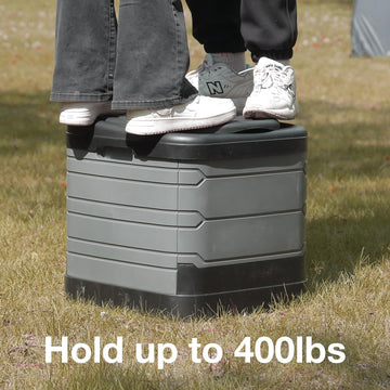 TRIPTIPS sturdy 290-lb load capacity supports adults securely.