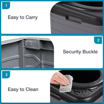 TRIPTIPS durable waterproof plastic resists spills and cleans easily.