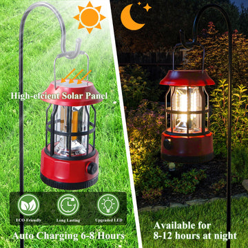 TRIROCKS 360-degree illumination provides even light for tents or rooms.