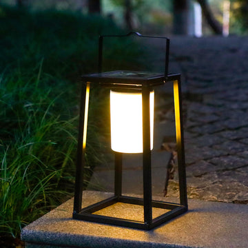 TRIROCKS outdoor solar lantern hanging design enhances outdoor ambiance for patios.