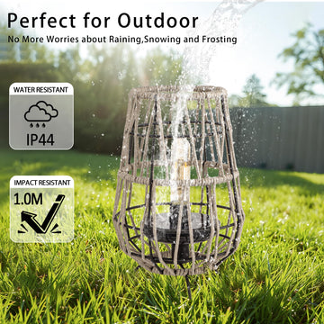 TRIROCKS solar lantern illuminated with bright LED beams for night use