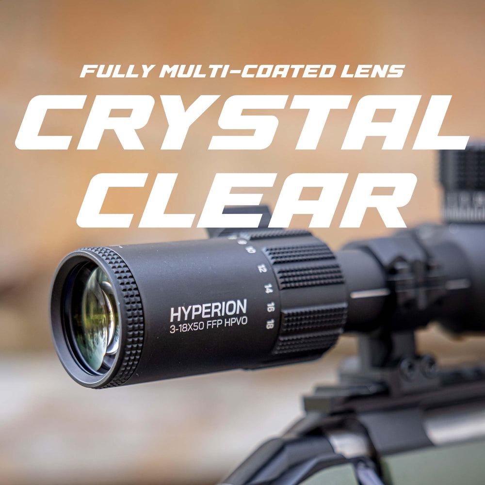 Triton Hyperion ED glass with 97 percent light transmission for sharp clarity