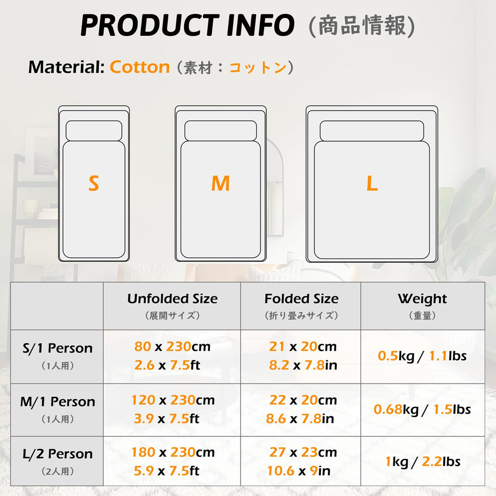 TRIWONDER sleeping bag liner pillow-cover included for clean sleep setups.