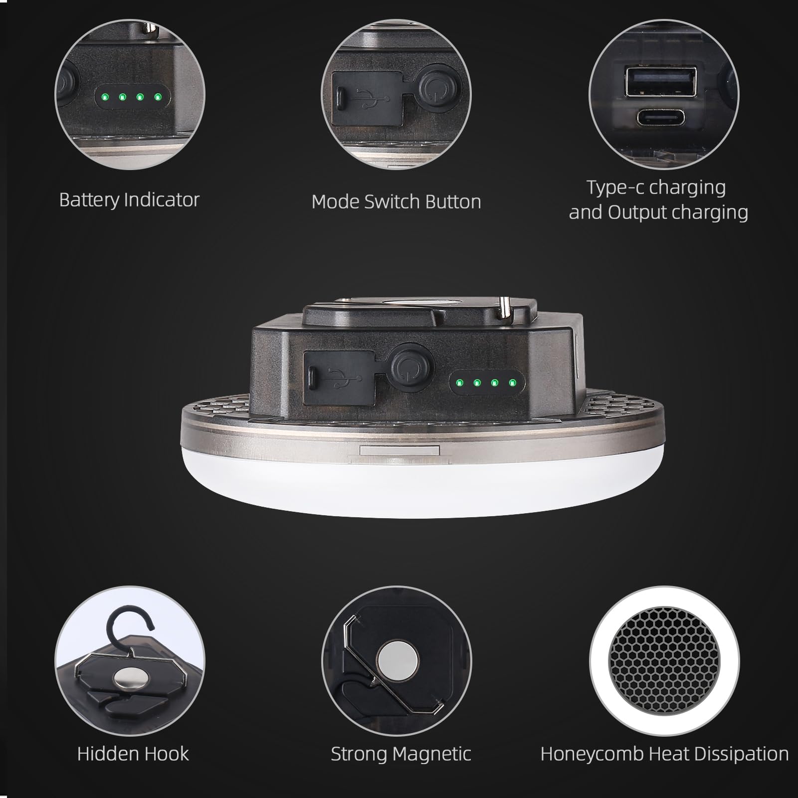 Trliradyn home-use lighting during unexpected outages
