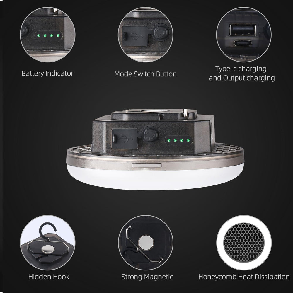 Trliradyn home-use lighting during unexpected outages