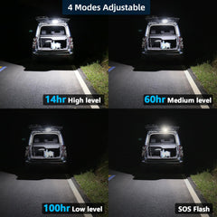 Trliradyn 4000LM bright area lights large outdoor spaces.