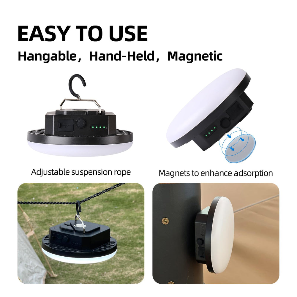 Trliradyn tent light IPX5 waterproof design for rainproof camping.