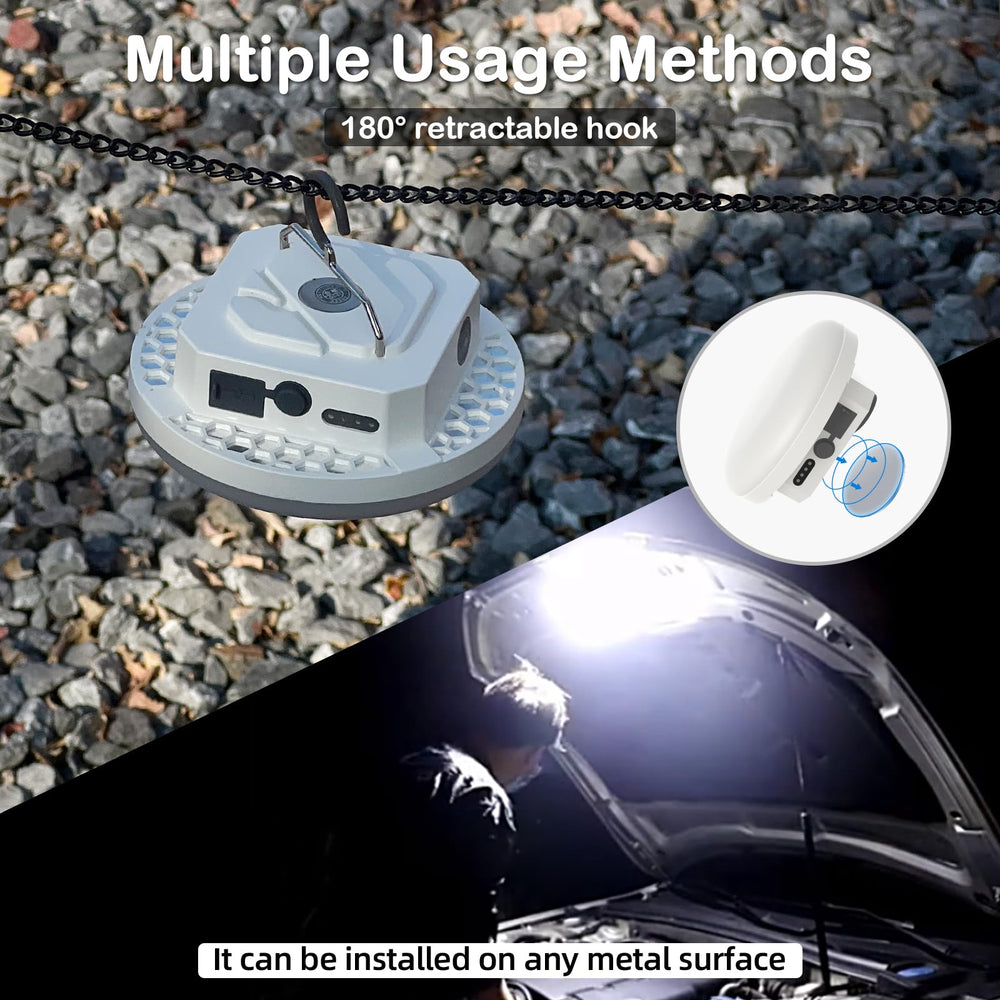Trliradyn tent lighting IPX5 waterproof design withstands rain
