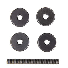 Trophy Ridge Custom Stabilizer Weight Set in black with 3-inch extension rod