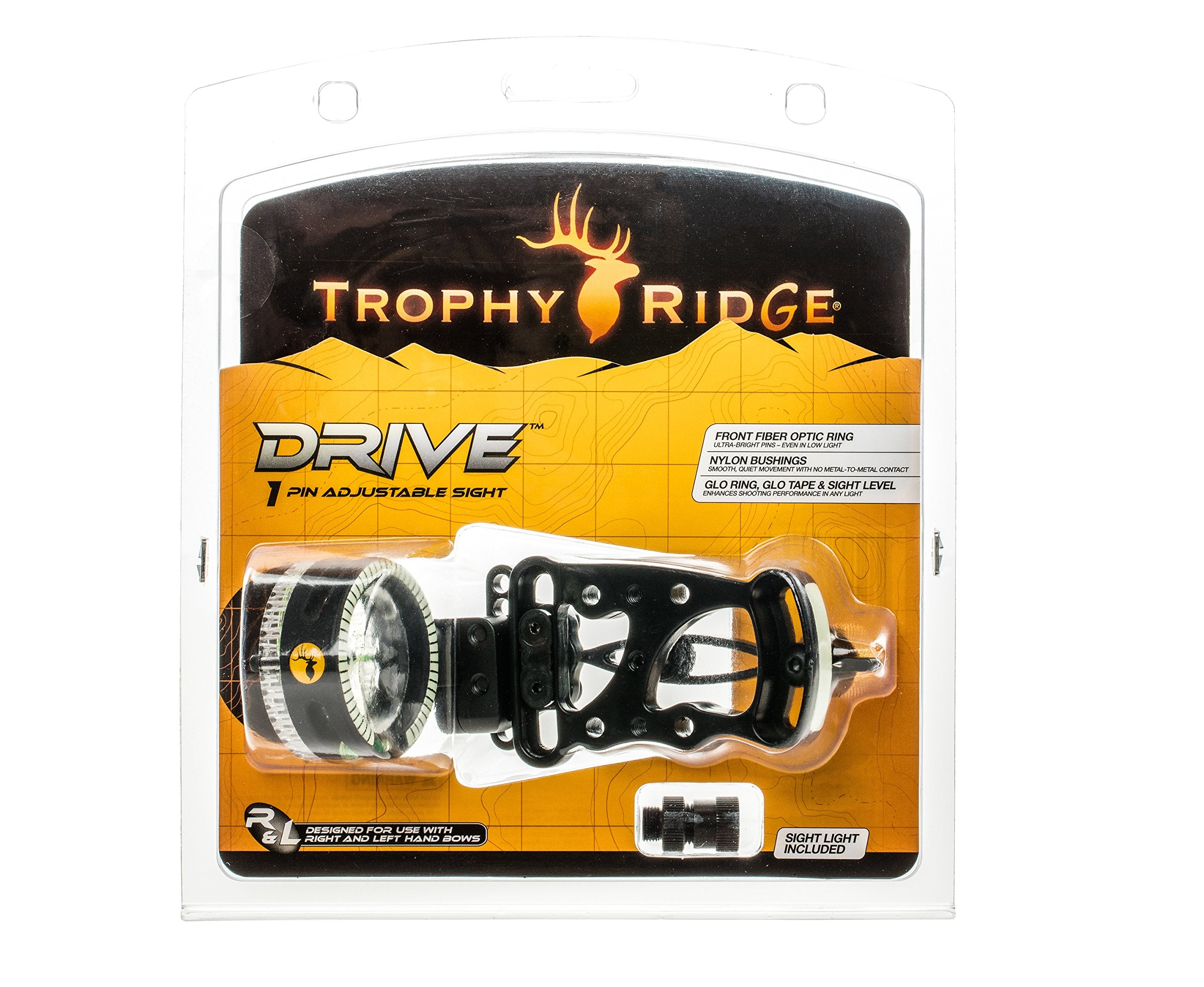 Trophy Ridge Drive Slider single-pin setup ideal for field use.