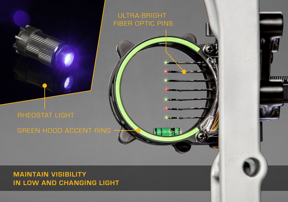 Trophy Ridge Fix on-board adjustment tool helps quick micro-adjustments.