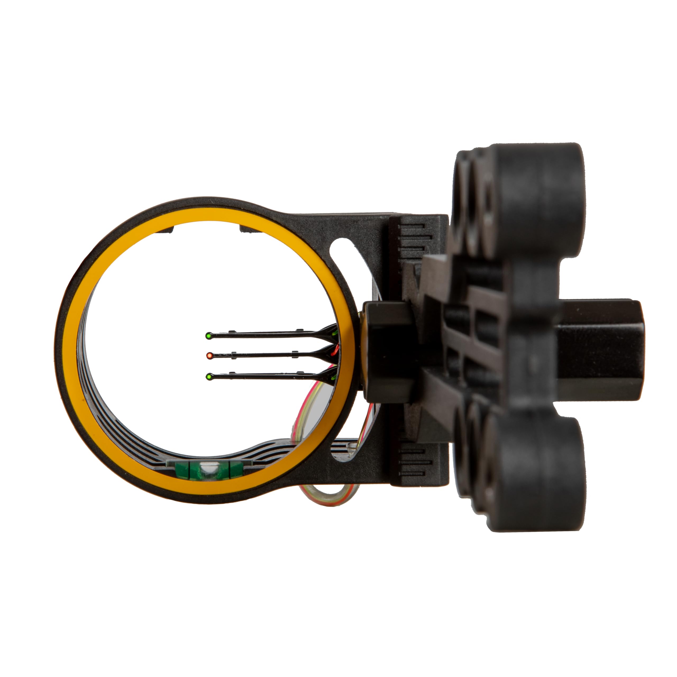 Removable level enables flexible mounting on the Gem bow sight