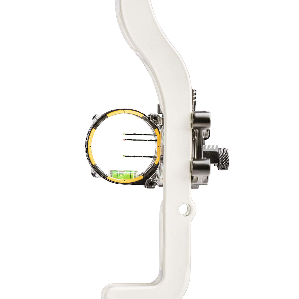Second-axis leveling feature on Trophy Ridge Hotwire aiding accuracy on steep angles.