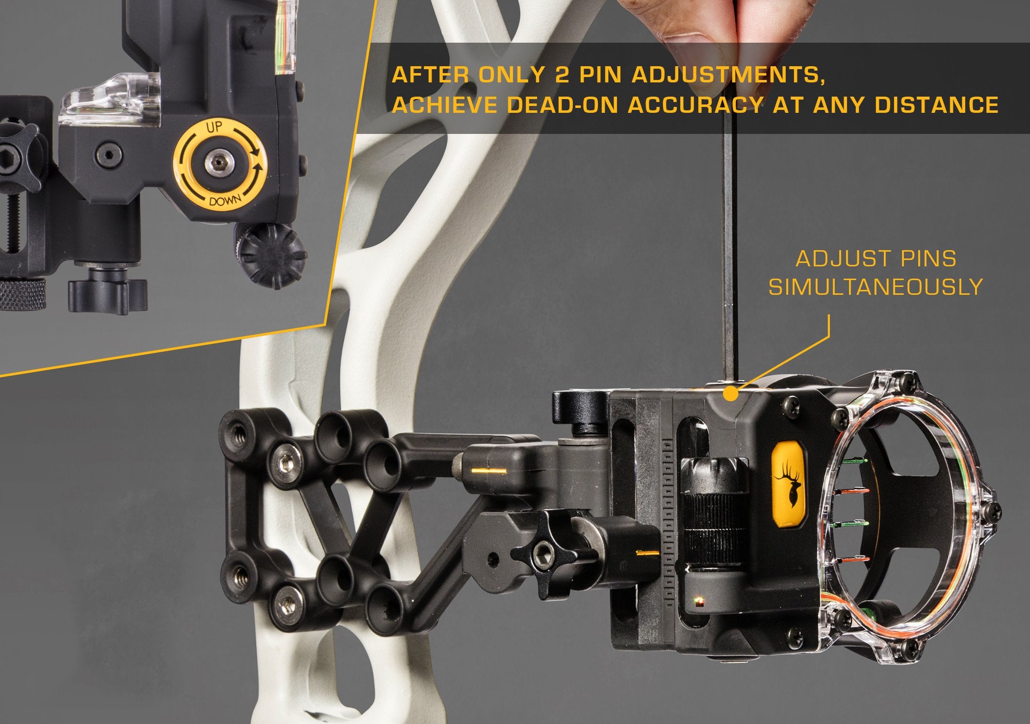Trophy Ridge React H4 second-axis leveling improves long-range accuracy