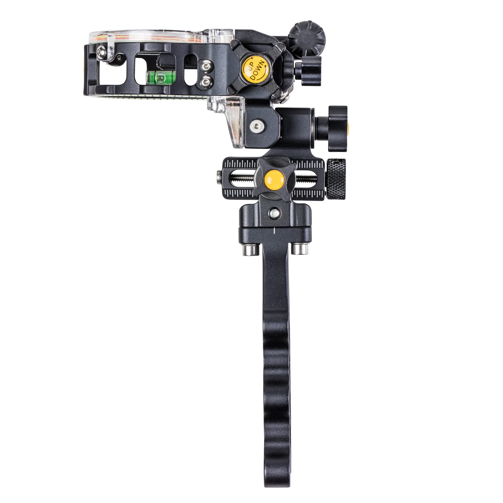 Trophy Ridge React Pro 7-pin sight side adjustments enable quick tuning.