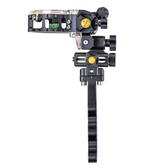 Trophy Ridge React Pro 7-pin sight side adjustments enable quick tuning.